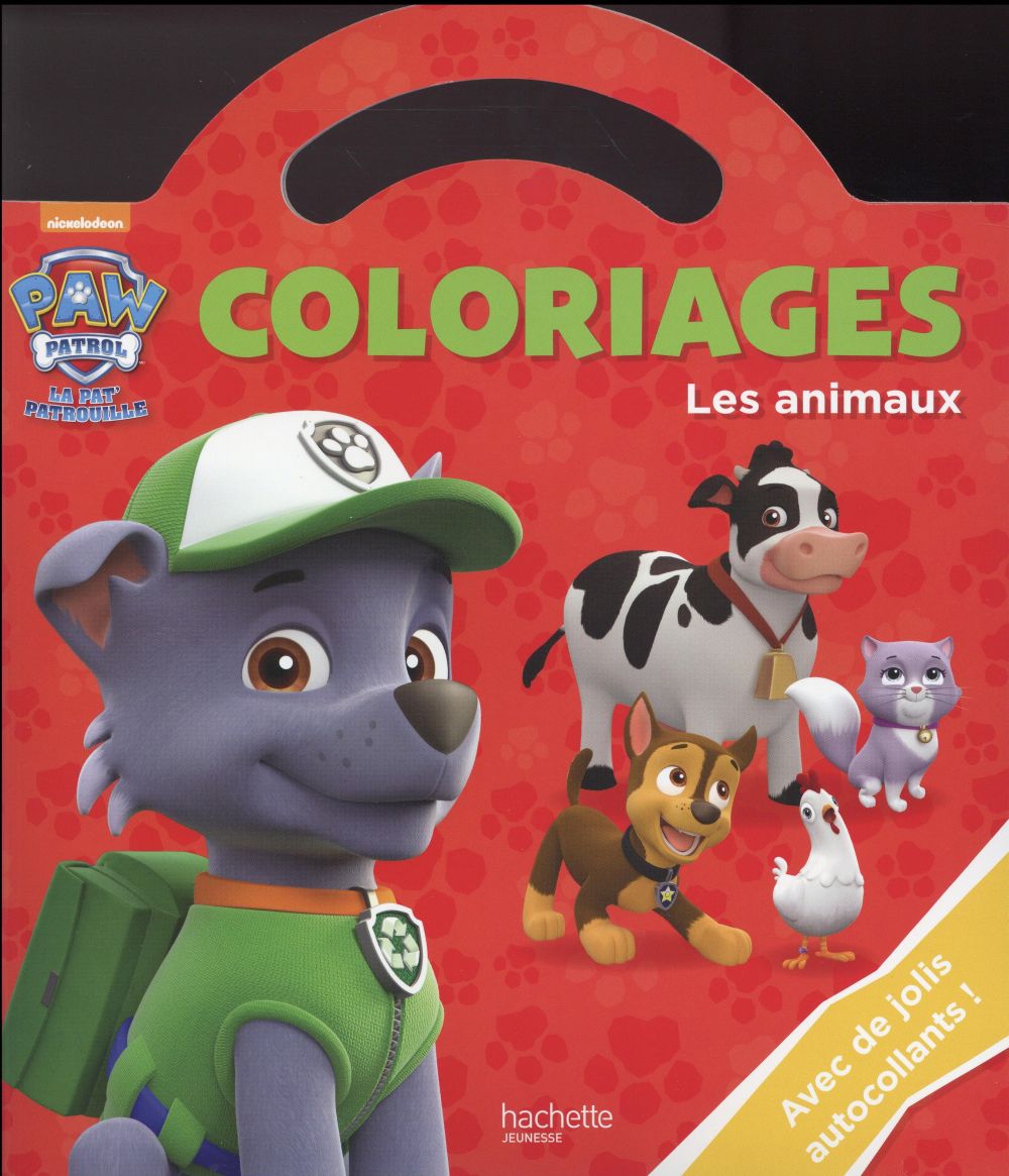 La Pat'Patrouille : les animaux : coloriages poignée
