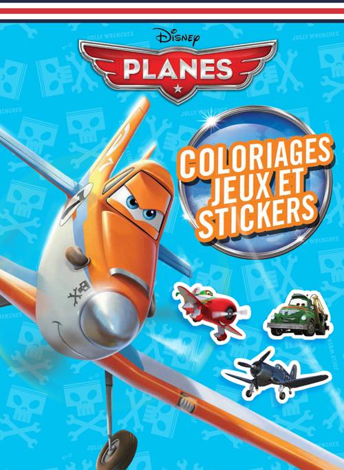 Coloriages, jeux et strickers : Planes