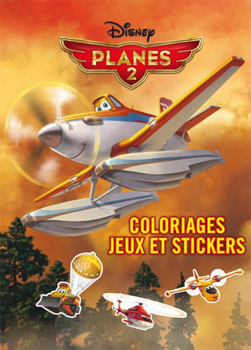 Coloriages, jeux et strickers : Planes 2