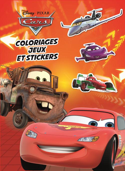 Cars : coloriages, jeux et stickers