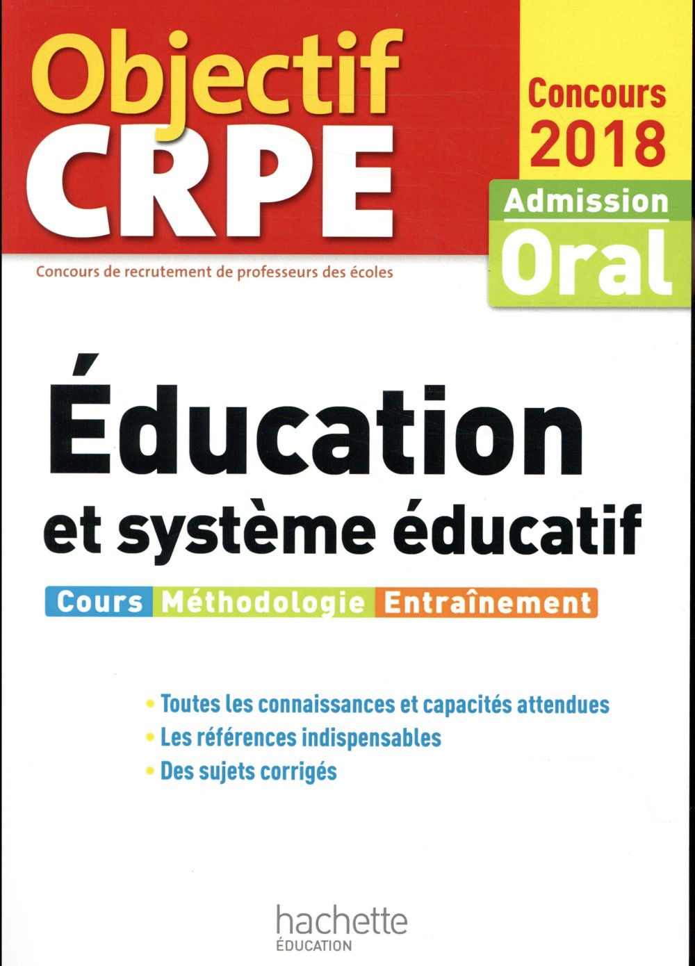 Objectif CRPE : éducation et système éducatif