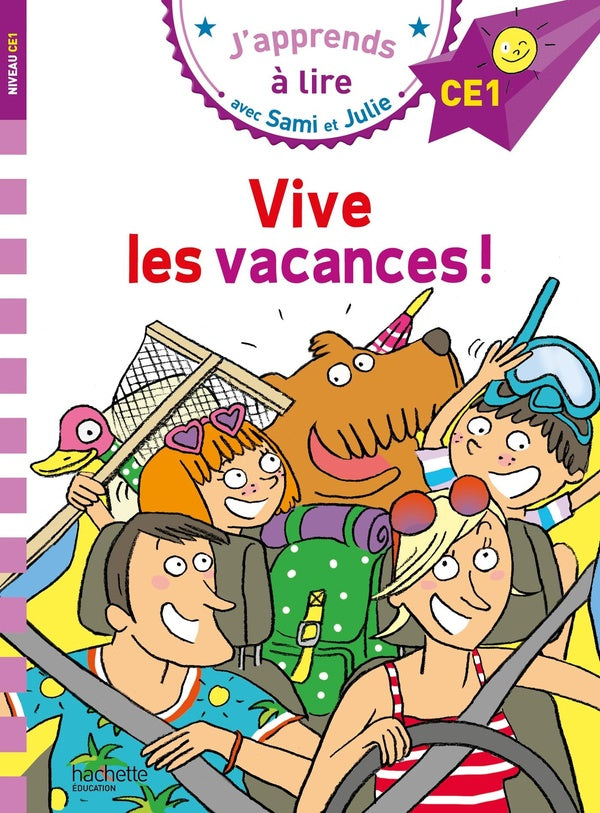 J'apprends à lire avec Sami et Julie : CE1 ; vive les vacances !