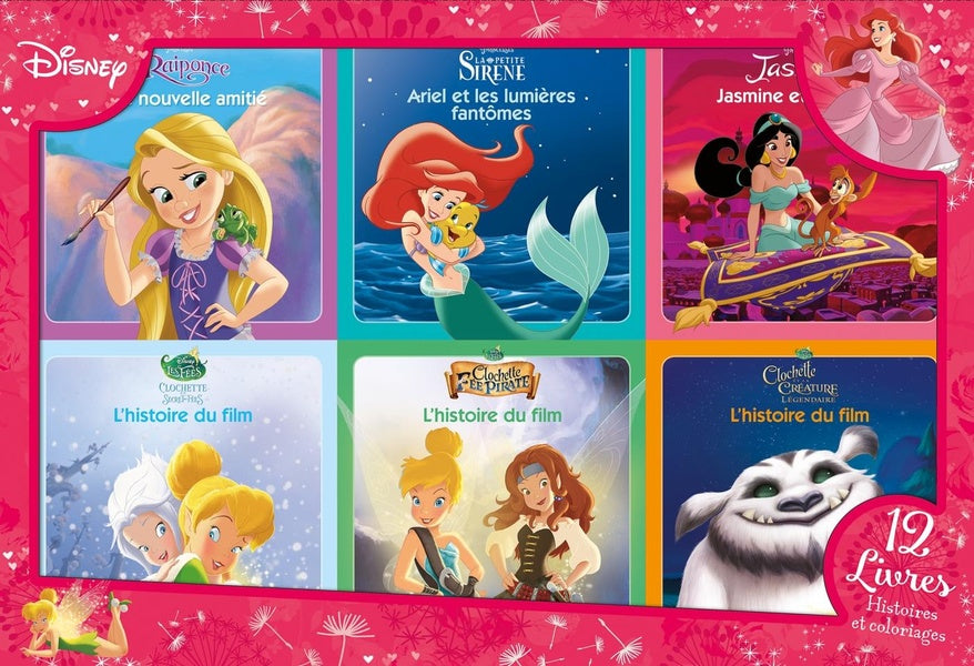 Princesses & fées, coffret 12 livres