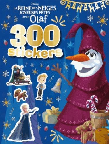 300 stickers : joyeuses fêtes avec Olaf