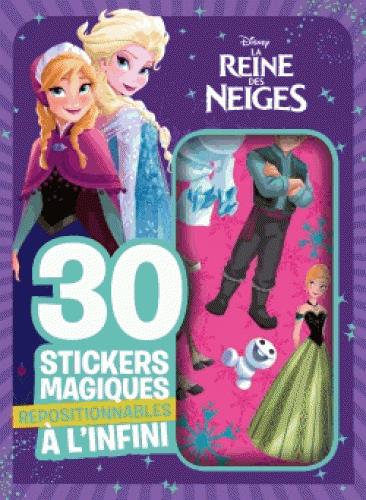 La Reine des Neiges : mes 30 stickers magiques repositionnables