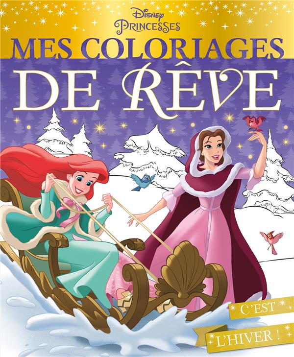 Mes coloriages de rêve : princesses c'est l'hiver