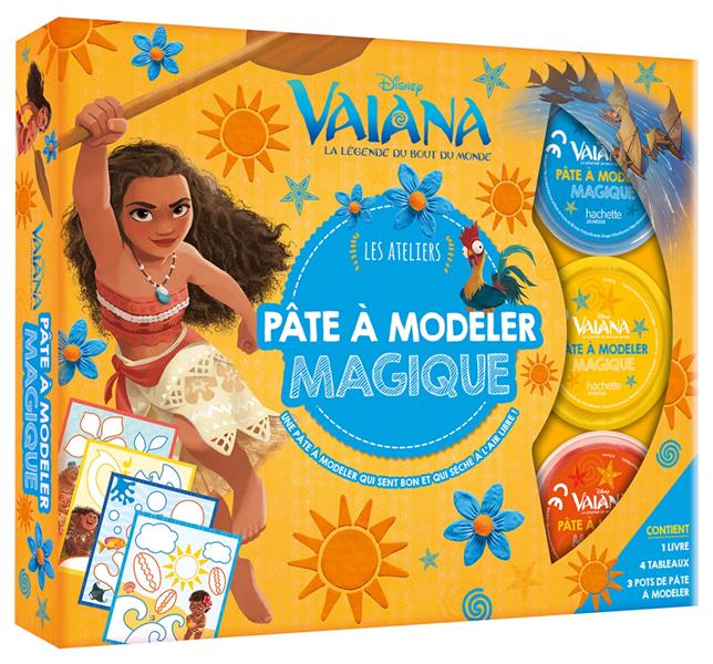 Les ateliers Disney : Vaiana, la légende du bout du monde : coffret pâte à modeler magique