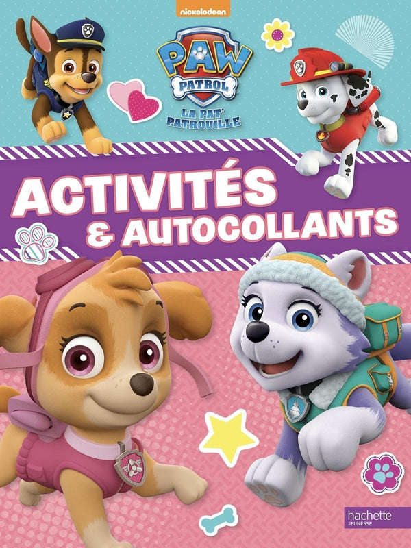La Pat'Patrouille : activités et autocollants "spécial filles"