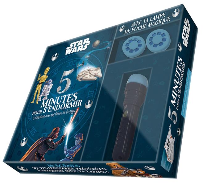 5 minutes pour s'endormir : Star Wars : coffret - avec lampe projecteur