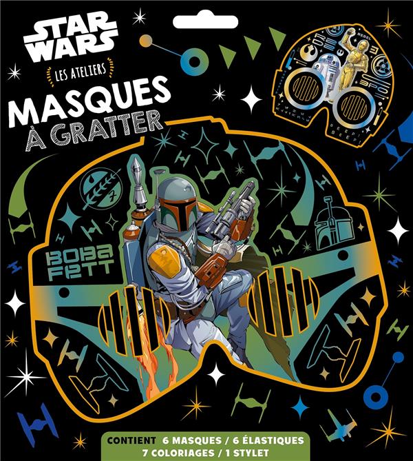 Les ateliers Disney : Star Wars : masques à gratter