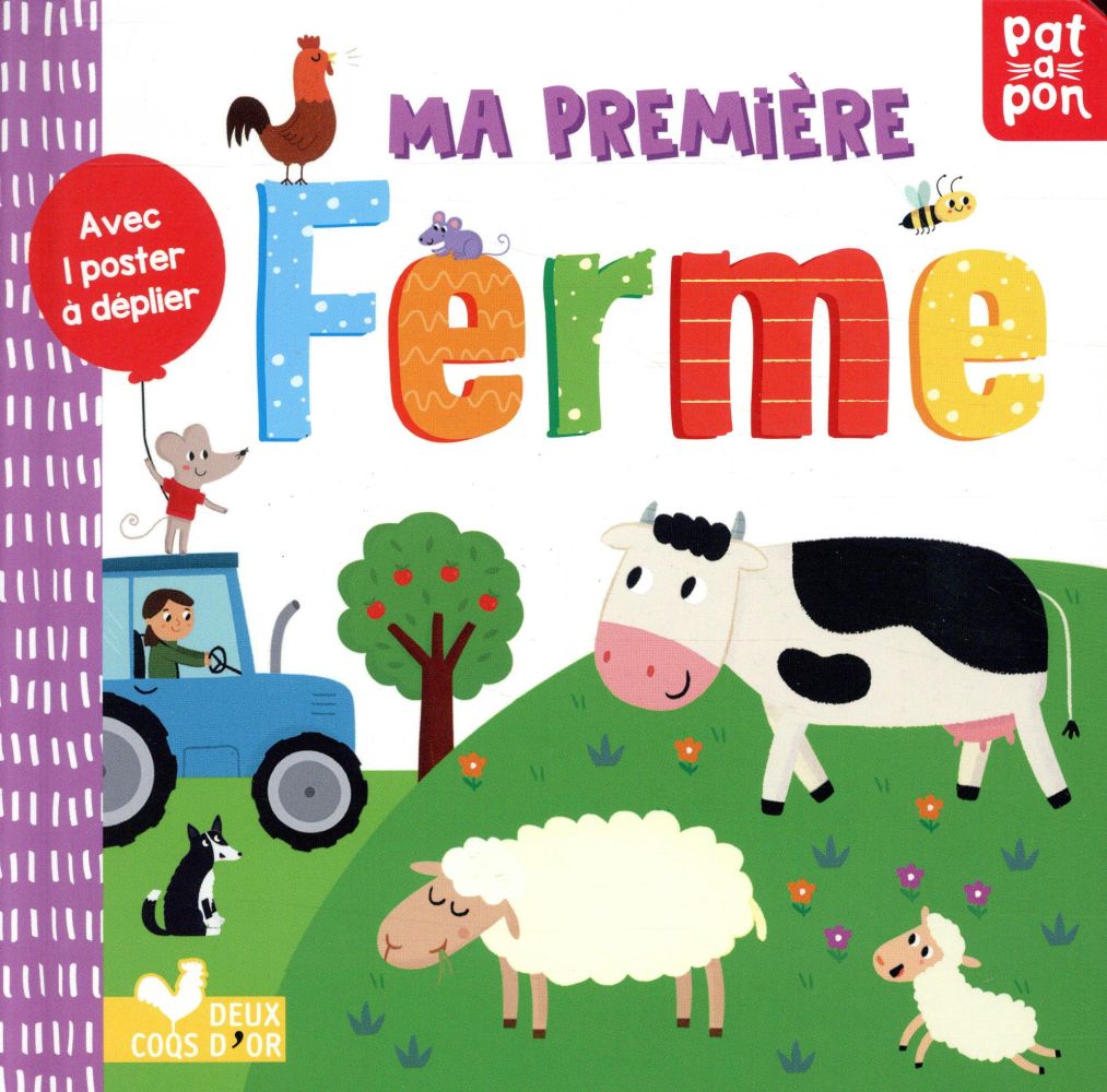 Ma premiere ferme - livre avec poster a deplier