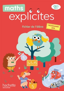 Maths explicites Tome 95 : Maths Explicites CE1 - Fichier élève - Edition 2020