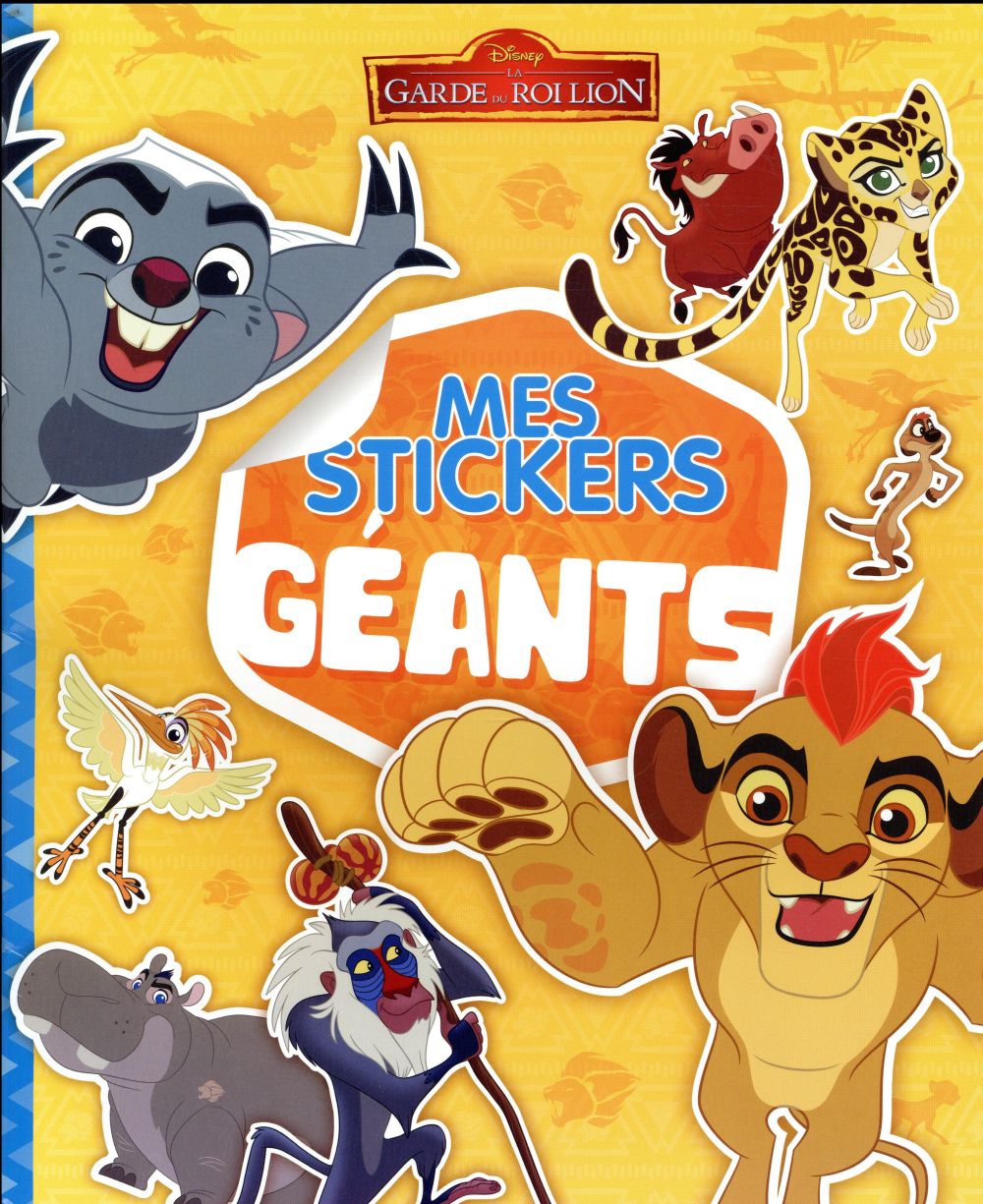 Mes stickers géants : la garde du Roi Lion