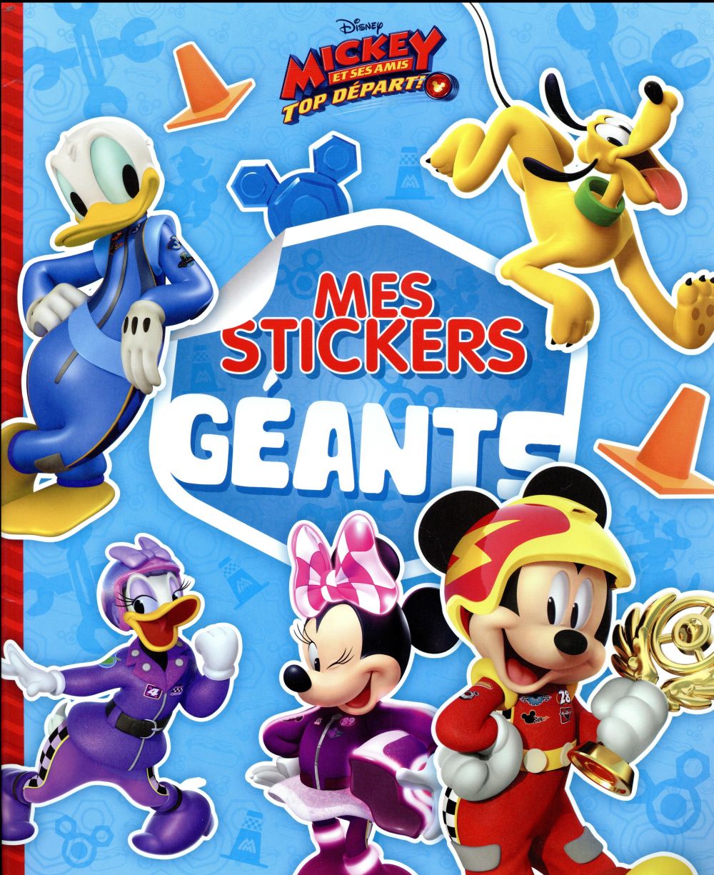 Mes stickers géants : Mickey et ses amis - top départ