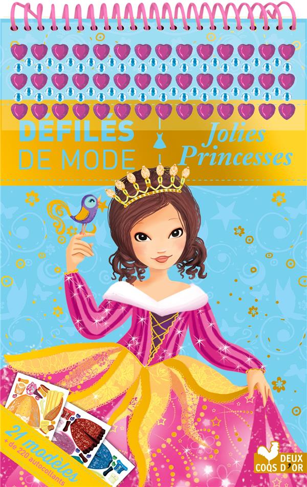 Bloc à spirales : jolies princesses