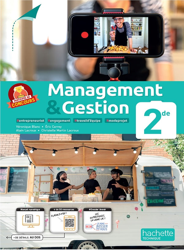 Management et gestion ; option 2de ; livre élève