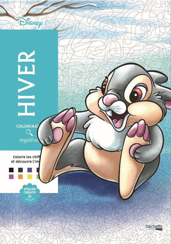 Art-thérapie ; coloriages mystères : hiver