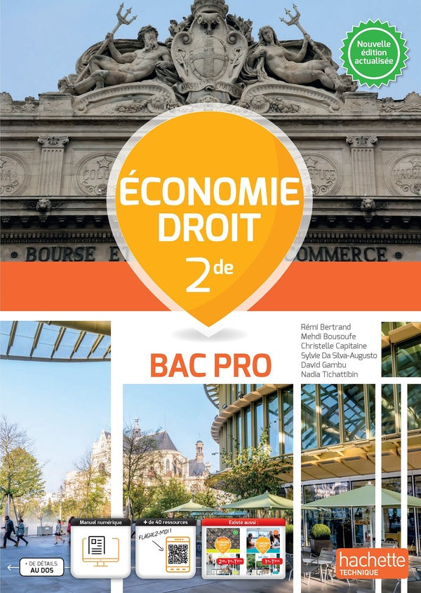 économie-droit ; 2de bac pro ; livre élève