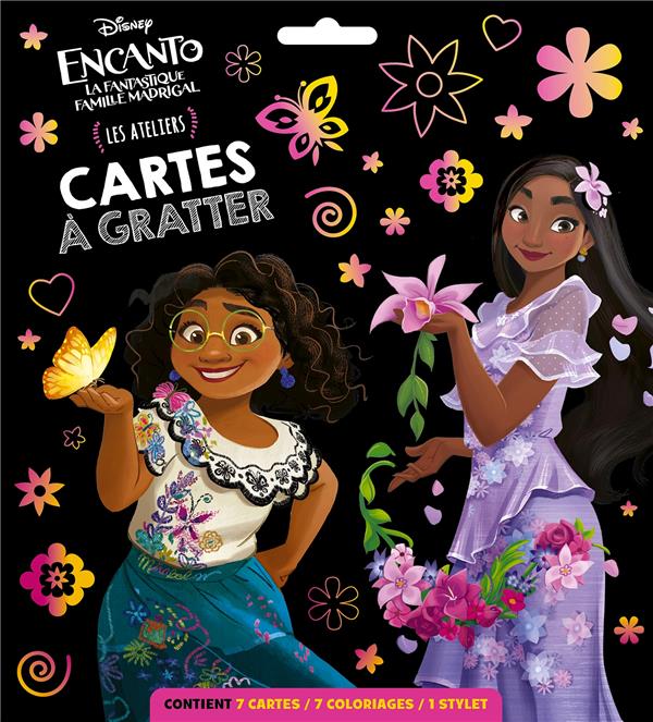 Les ateliers Disney : Encanto : la fantastique famille Madrigal : cartes à gratter