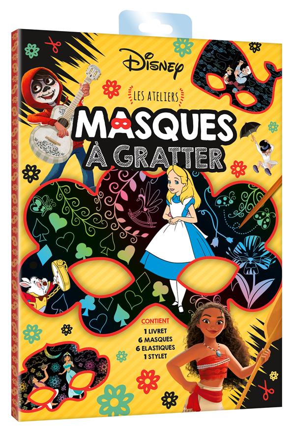 Les ateliers Disney : masques à gratter