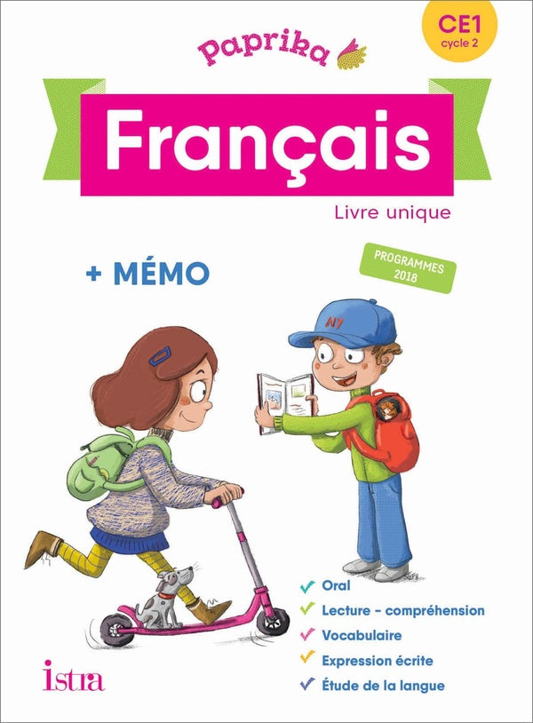 Paprika Tome 45 : français ; CE1 ; livre de l'élève (édition 2019)