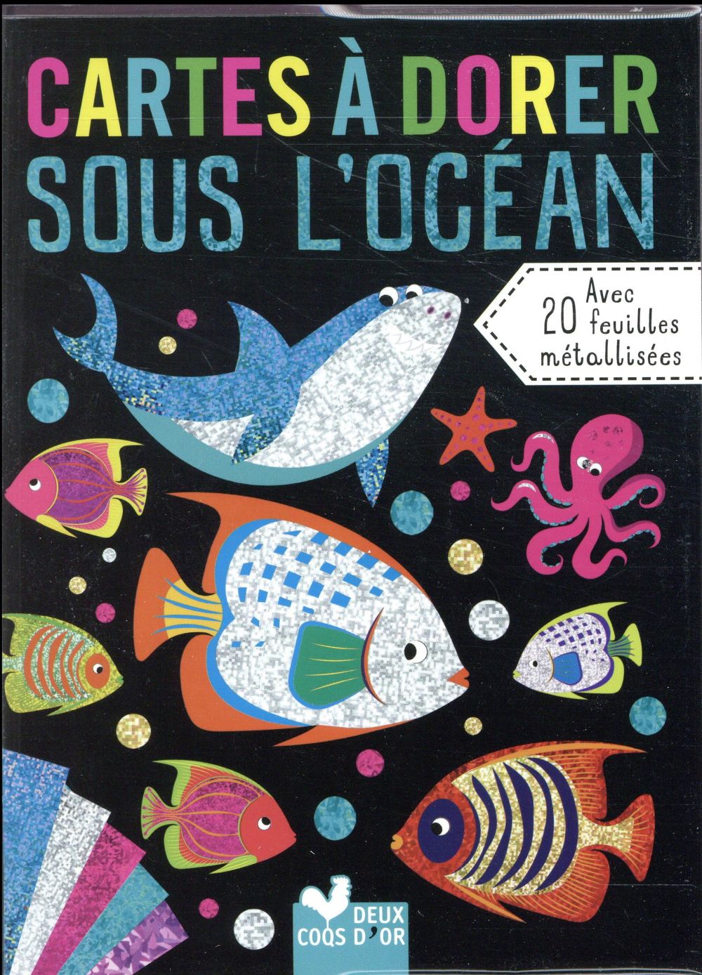 Mes cartes à dorer : océan