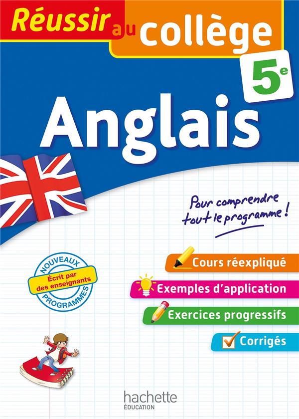 Réussir au collège : anglais ; 5e