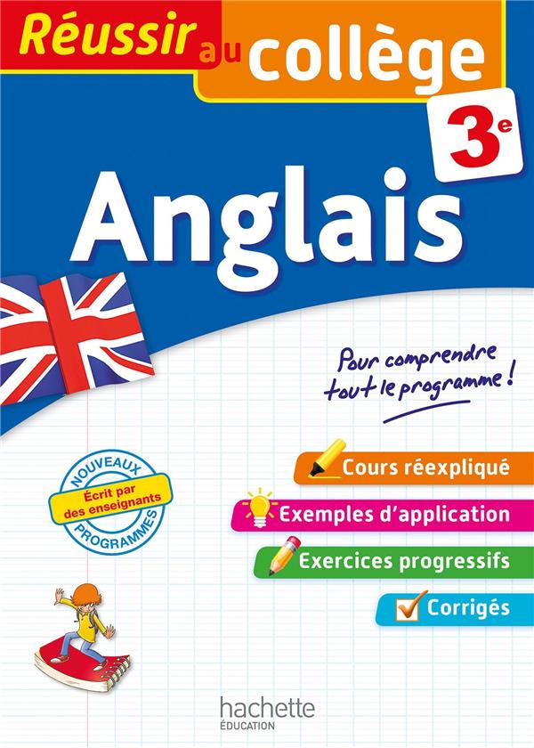 Réussir au collège : anglais ; 3e