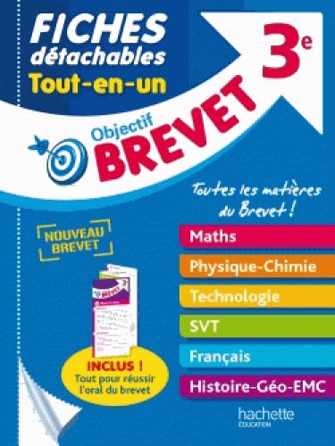 Objectif brevet : 3e ; fiches détachables tout-en-un