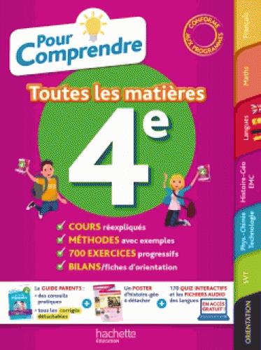 Pour comprendre toutes les matières : 4e