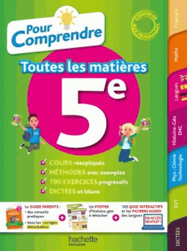 Pour comprendre toutes les matières : 5e