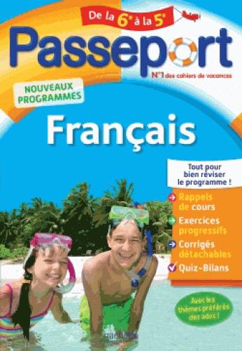 Passeport : français ; de la 6e à la 5e