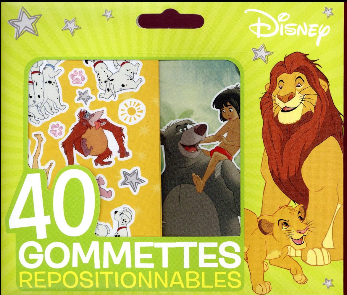 40 gommettes repositionnables : classiques