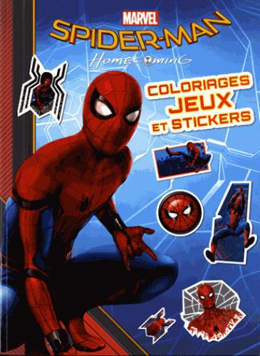 Spider-Man : colo jeux et stickers