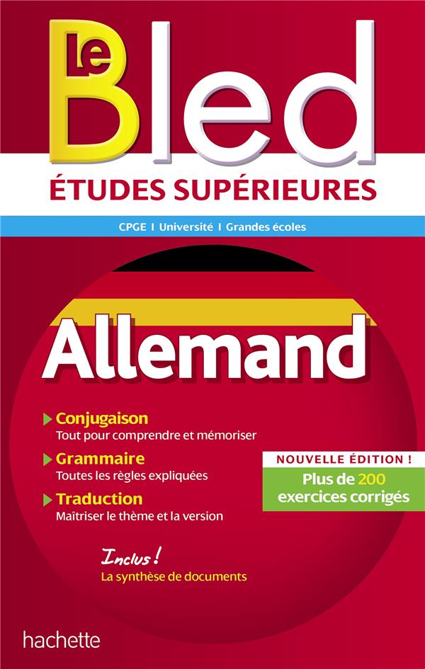 Bled supérieur : allemand