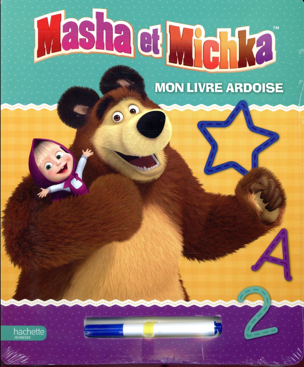 Masha et Michka : mon livre ardoise