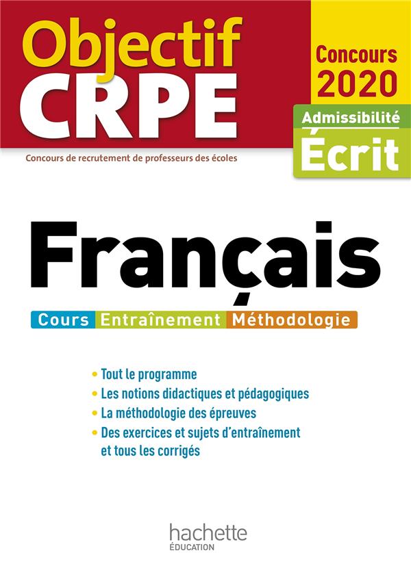 Objectif CRPE : français (édition 2020)