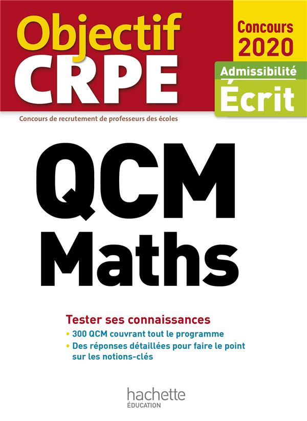 QCM CRPE : maths (édition 2020)