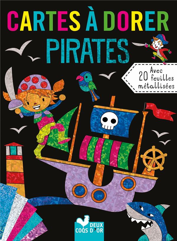 Cartes à dorer pirates