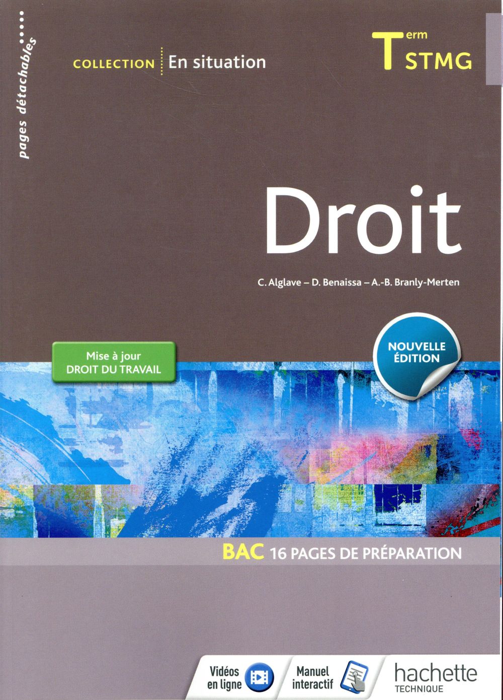 En situation : droit ; terminale STMG ; livre de l'élève (édition 2018)