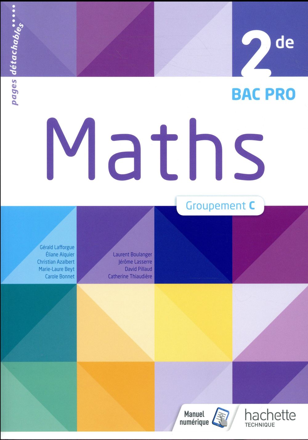 Mathematiques 2de bac pro tertiaire groupement c - livre eleve - ed. 2018
