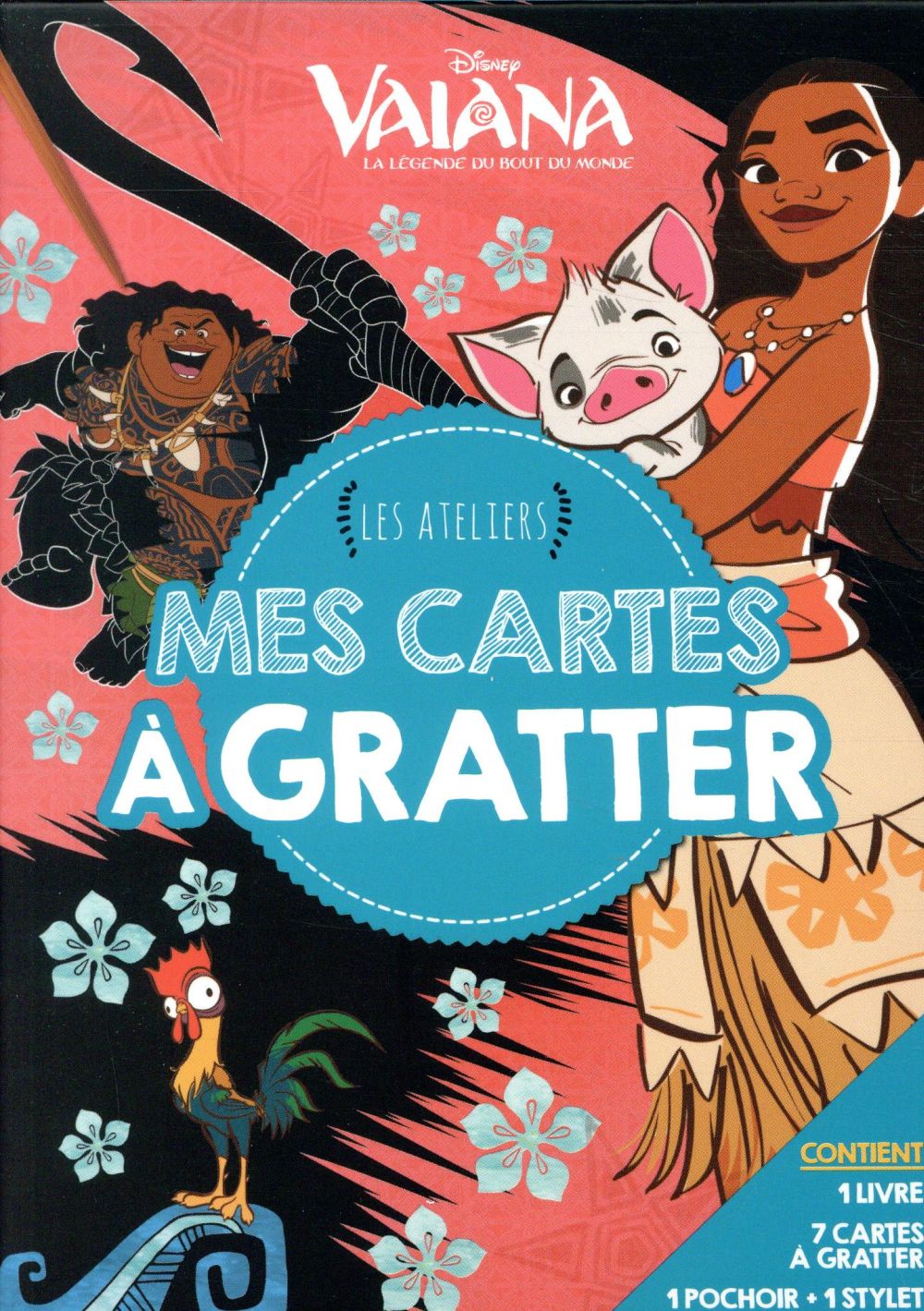 Vaiana, la légende du bout du monde : mes cartes à gratter