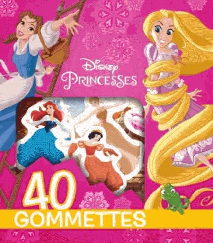 Disney Princesses : pochette de 40 gommettes