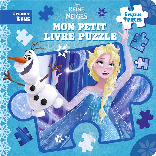 La Reine des Neiges : mes premiers puzzles 9 pièces