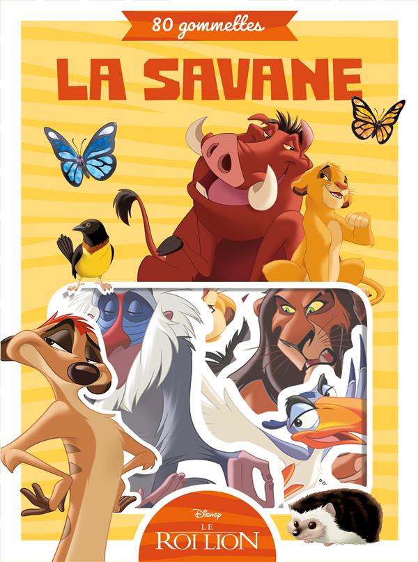 80 gommettes : Le Roi Lion : la savane