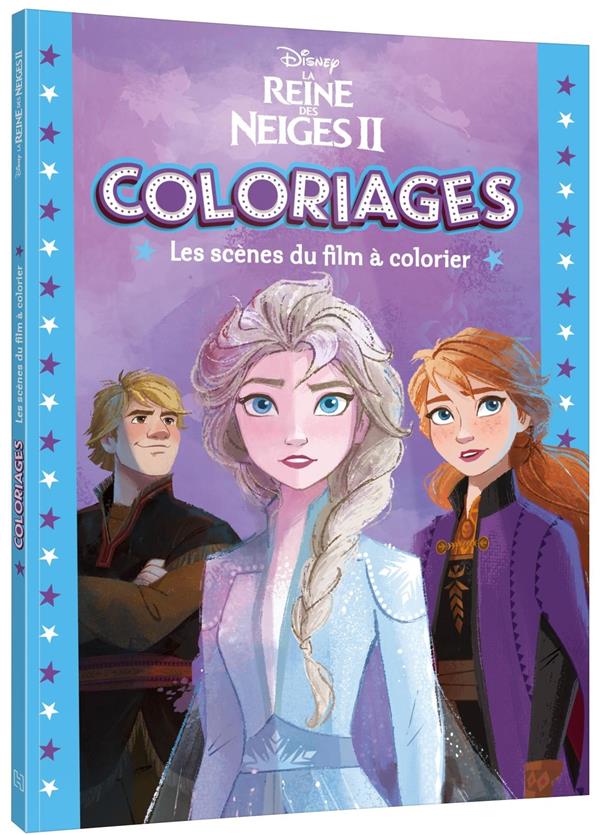 La Reine des Neiges 2 : coloriages ; les scènes du film à colorier