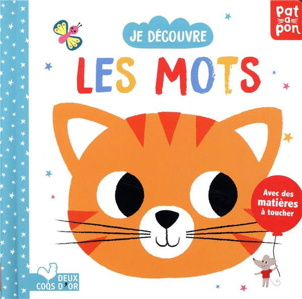 Patapon : je découvre les mots ; livre avec matières à toucher
