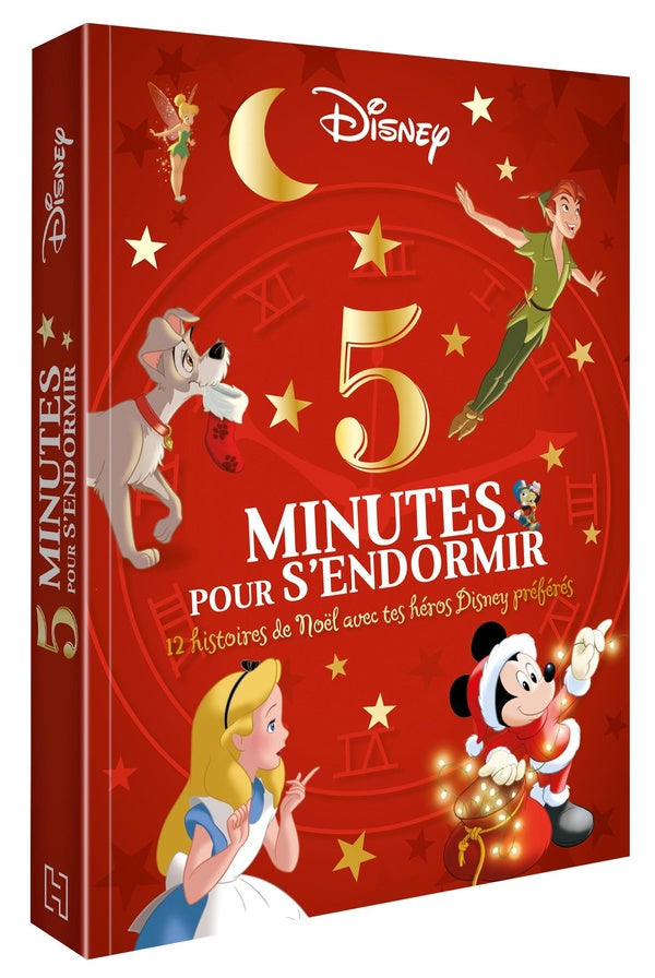 5 minutes pour s'endormir : en attendant Noël ; 12 histoires de Noël avec tes héros Disney préférés