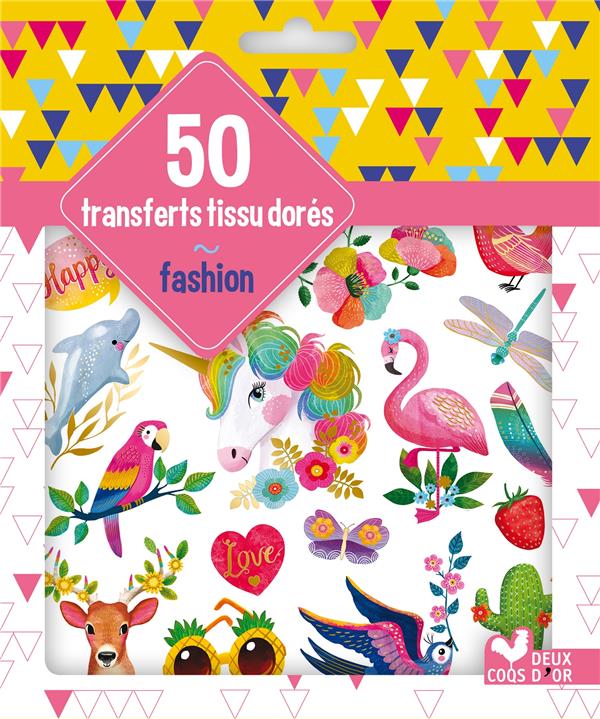 GOMMETTES : 50 transferts tissu fashion
