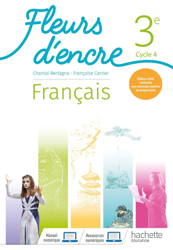 Fleurs d'encre : français ; 3e ; live élève (édition 2020)